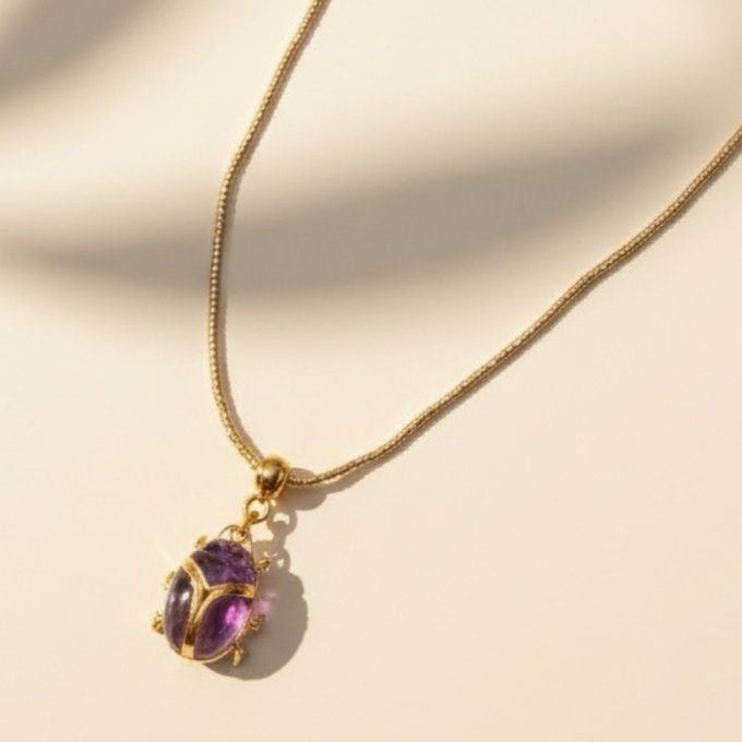 Scarabée - Améthyste -